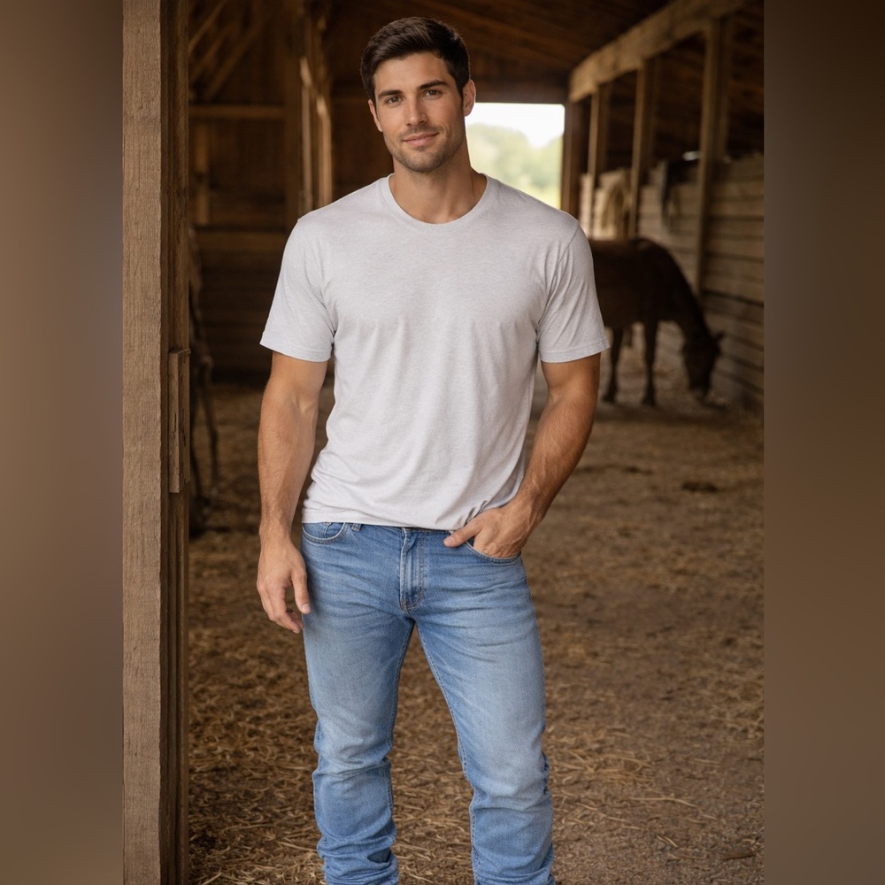 Bella Canvas Curved Hem Tee